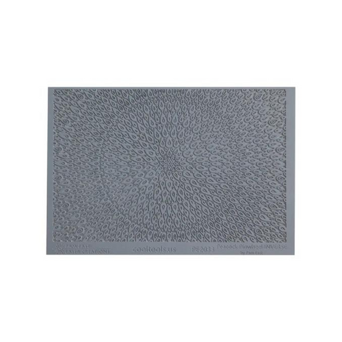 Pam East Texture Mat - Peacock Pinwheel Inverse - 264-PE2033